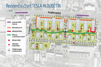 Na obzoru nová rezidenční čtvrť. Areál Tesly Hloubětín projde dynamickou proměnou!