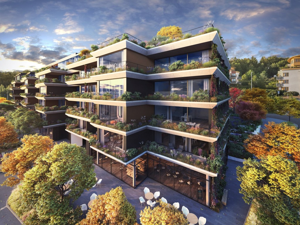 Nejzelenější český rezidenční projekt s fasádou lemovanou 1,3 km květníků se blíží dokončení