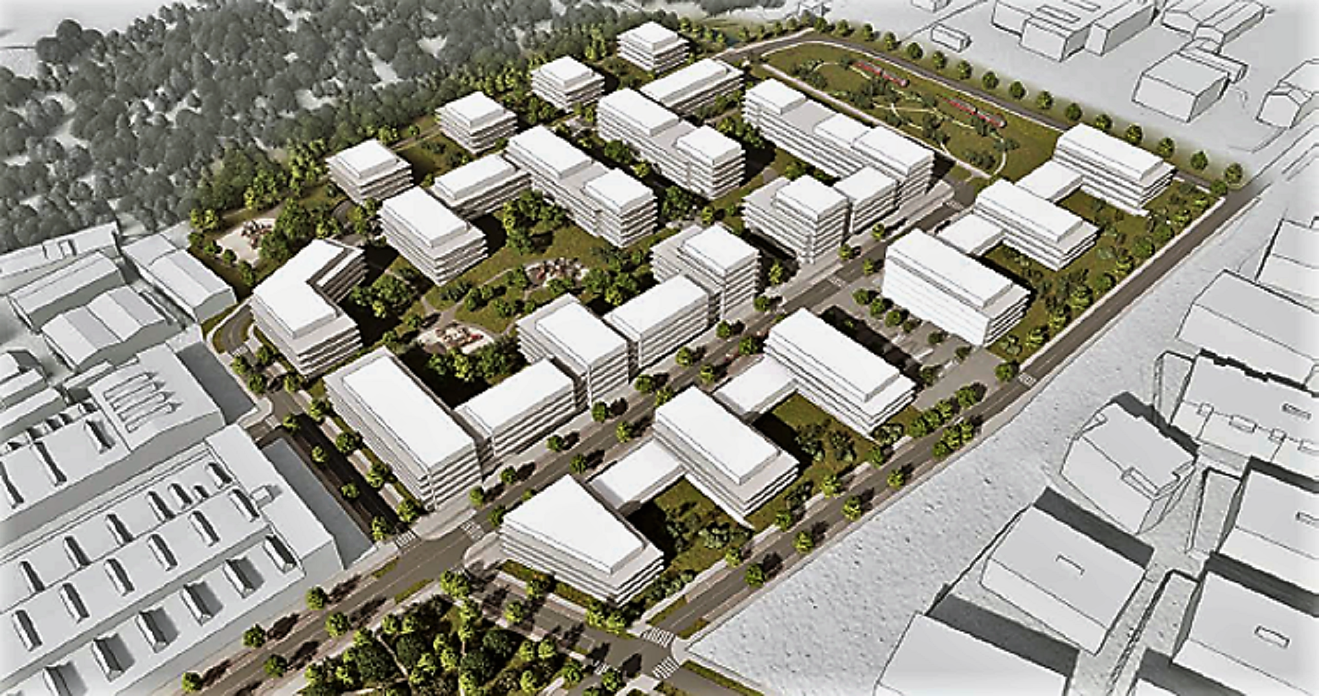 Na místě bývalého skladového a průmyslového areálu vznikne v Modřanech nová rezidenční čtvrť s 850 byty