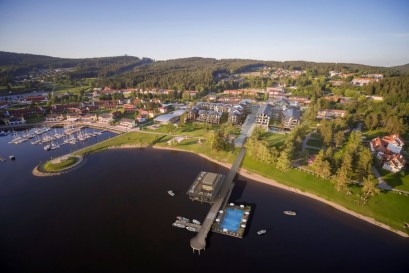Rezidenční komplex  u Lipenské přehrady bude mít unikátní molo