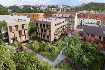 Výstavba 2. fáze projektu Rezidence Neklanka zahájena, čtvrtina bytů ještě k mání